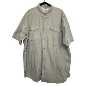 Columbia Bonehead XXL‎ Short Sleeve Performance Fishing Button Up Shirt